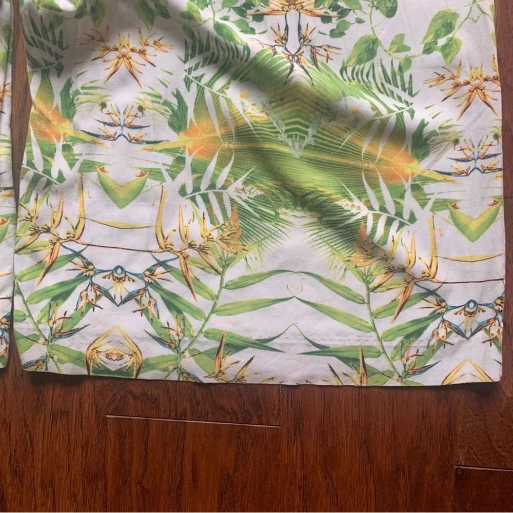 ISO Dalia Collection Mirrored Tropics Flowy Wide Leg Pant - Size 8 - Picture 9 of 11